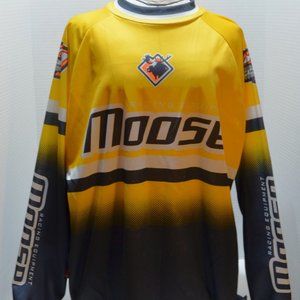 Moose Racing Equipment Off Road Jersey Size XL Yellow Moto One Motocross ATV